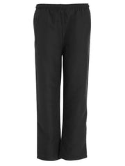 Black Microfibre Trackpants