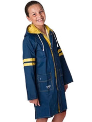 Navy Reversible Raincoat