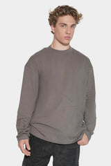 Staple Prosperity Long Sleeve Tee Woodland Grey
