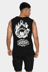 WNDRR Ablaze Muscle Top Black