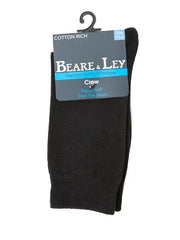 Black Trafalgar Crew Socks